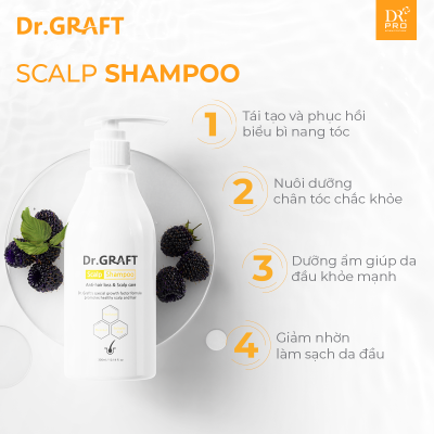 Dr.GRAFT SCALP SHAMPOO | Dầu gội Dr.GRAFT Scalp  - 300ml