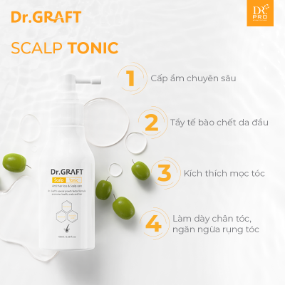 Dr.GRAFT Scalp Tonic | Xịt dưỡng da đầu Dr.GRAFT Scalp Tonic - 100ml