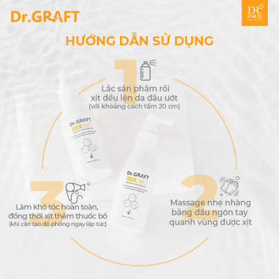 Dr.GRAFT Scalp Tonic | Xịt dưỡng da đầu Dr.GRAFT Scalp Tonic - 100ml