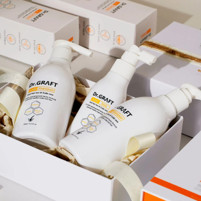 Dr.GRAFT SCALP GIFT SET - QUÀ TẶNG CHO NAM | 2 Dầu gội & 1 Xịt dưỡng tóc và giảm stress da đầu
