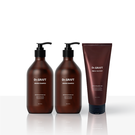 Dr.GRAFT ARANEA GIFT SET - QUÀ TẶNG CHO NỮ | 2 Dầu gội & 1 Mặt nạ tóc phục hồi hư tổn và giảm gãy rụng